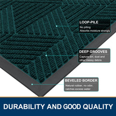 Smiry doormat in use at a front entrance