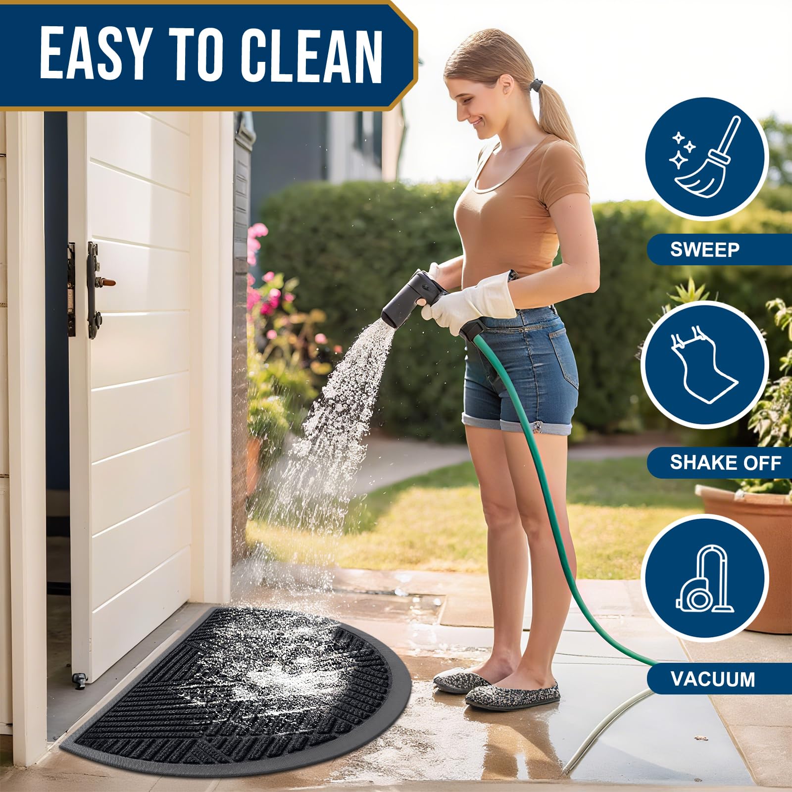 Smiry doormat packaging with dimensions