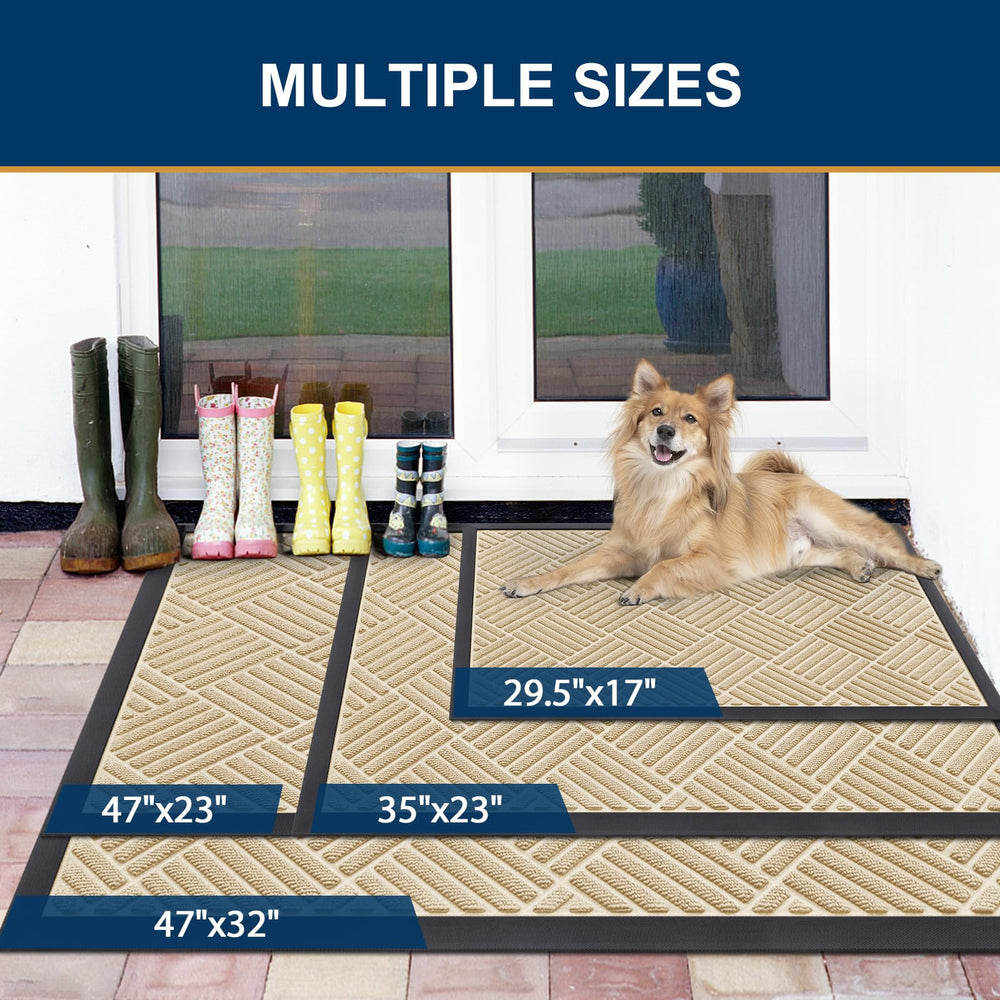 Smiry doormat showcasing deep grooves for dirt capture