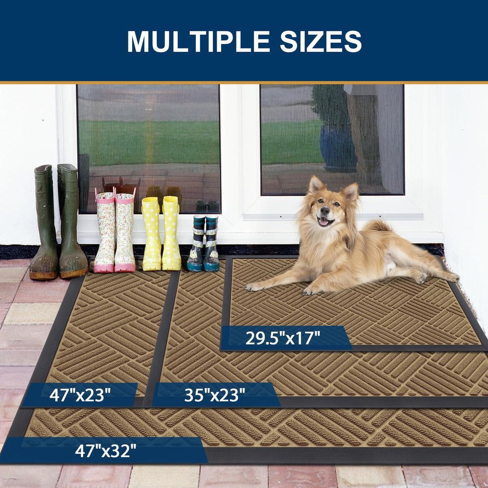 Smiry doormat showing deep grooves for dirt capture
