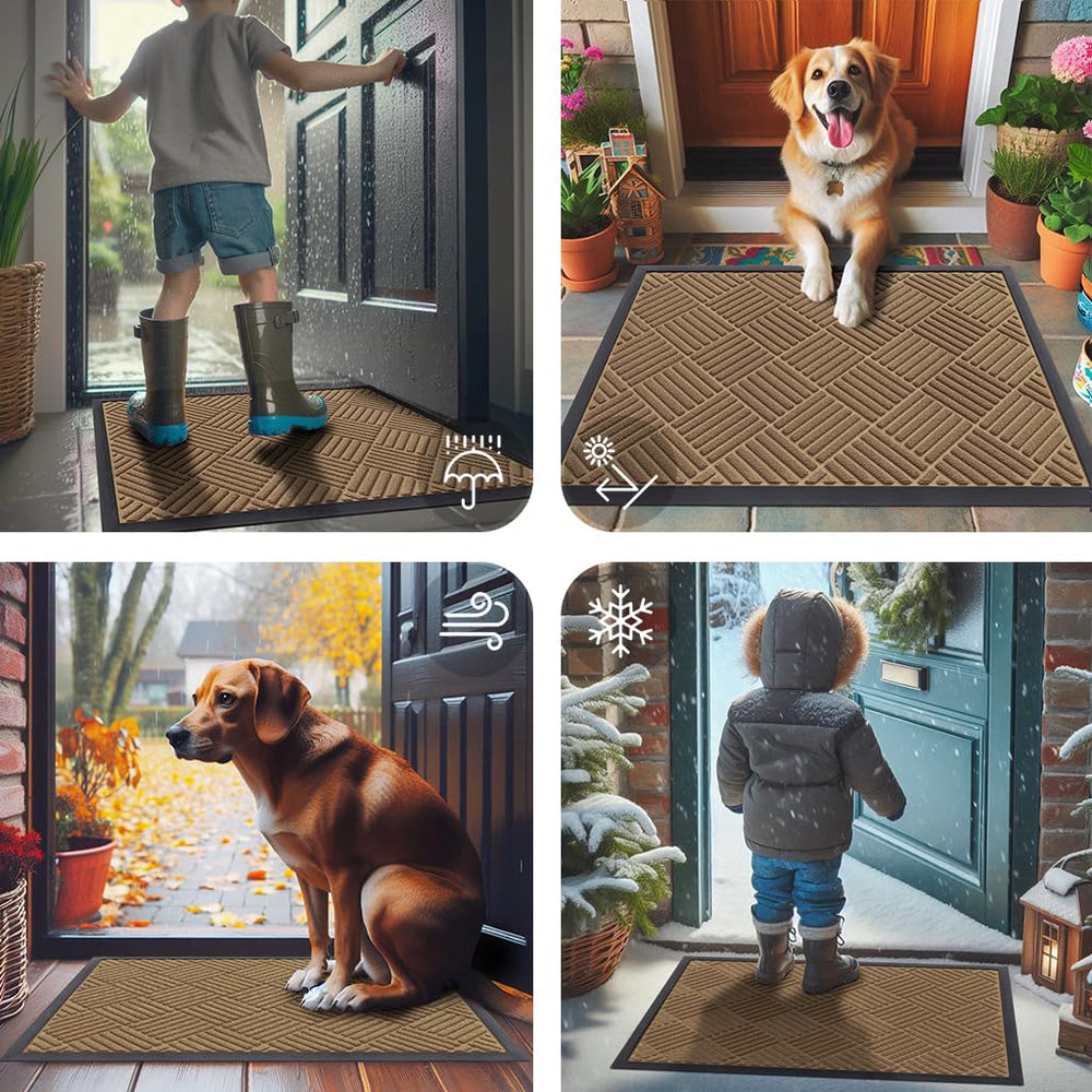 Smiry doormat showing low-profile design