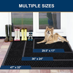 Smiry doormat showing moisture and dirt absorption