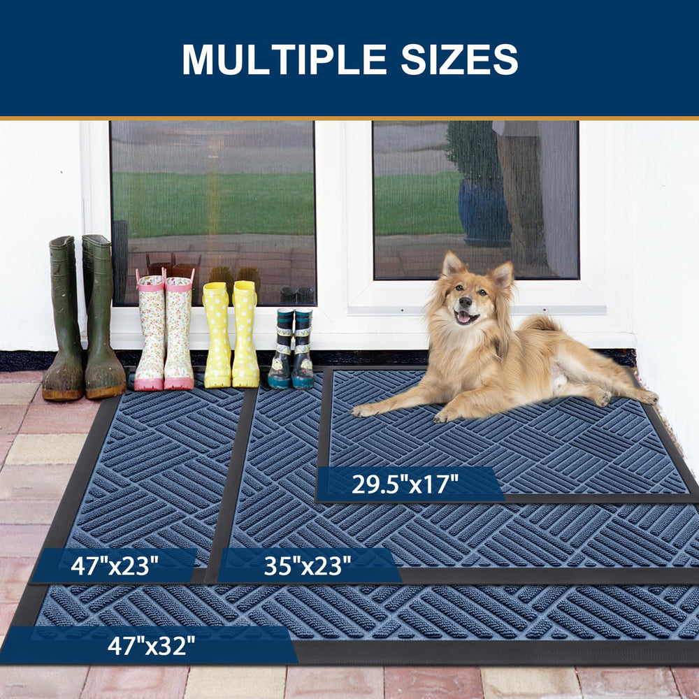 Smiry doormat showing woven polyester surface