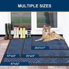 Smiry doormat showing woven polyester surface