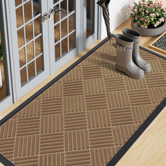 Smiry Front Door Mat 59x23 inch coffee colour front view