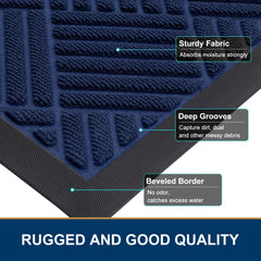 Smiry Front Door Mat displayed at an entrance