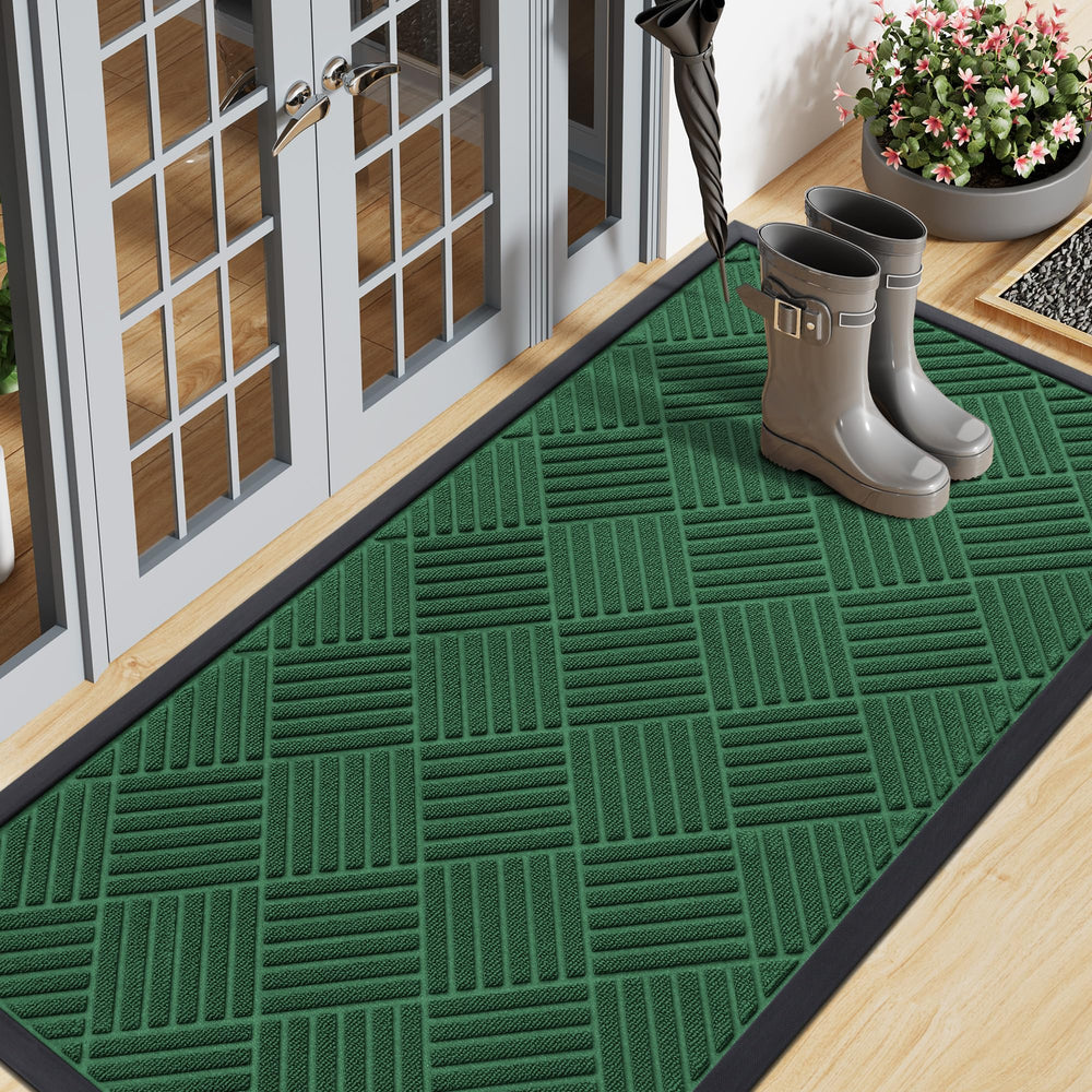 Smiry Front Door Mat green 47x23 inch front view