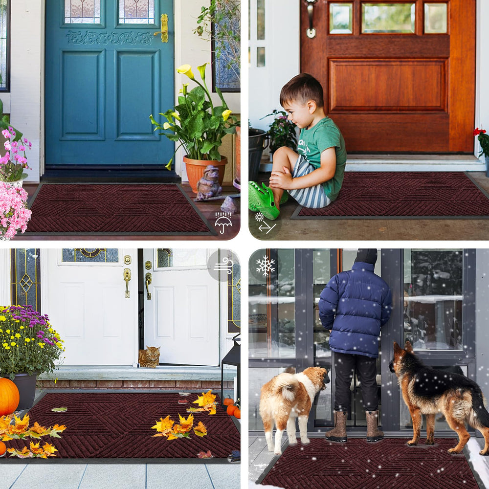Smiry Front Door Mat packaging details