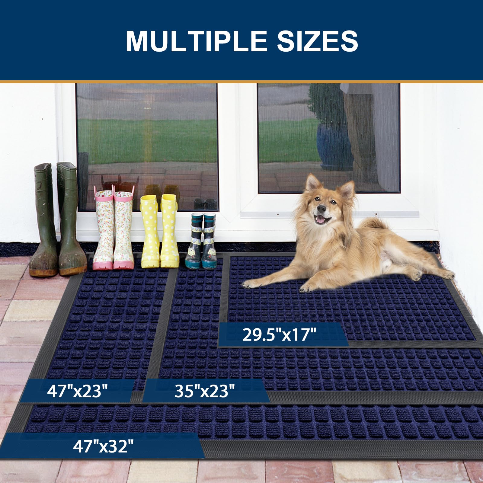 Smiry Front Door Mat placed at an entrance