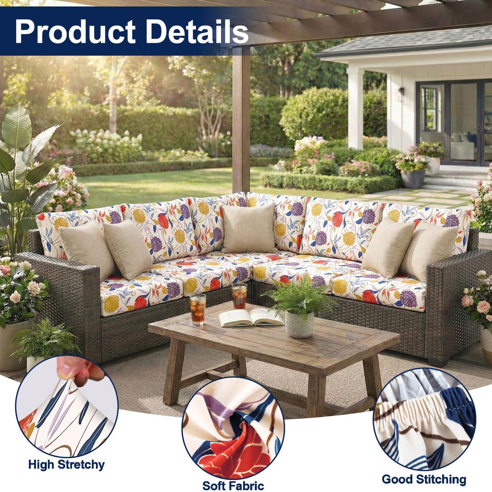 Smiry outdoor cushion covers in package