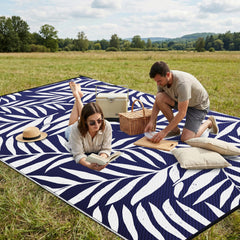 Smiry Outdoor Rug on patio setting