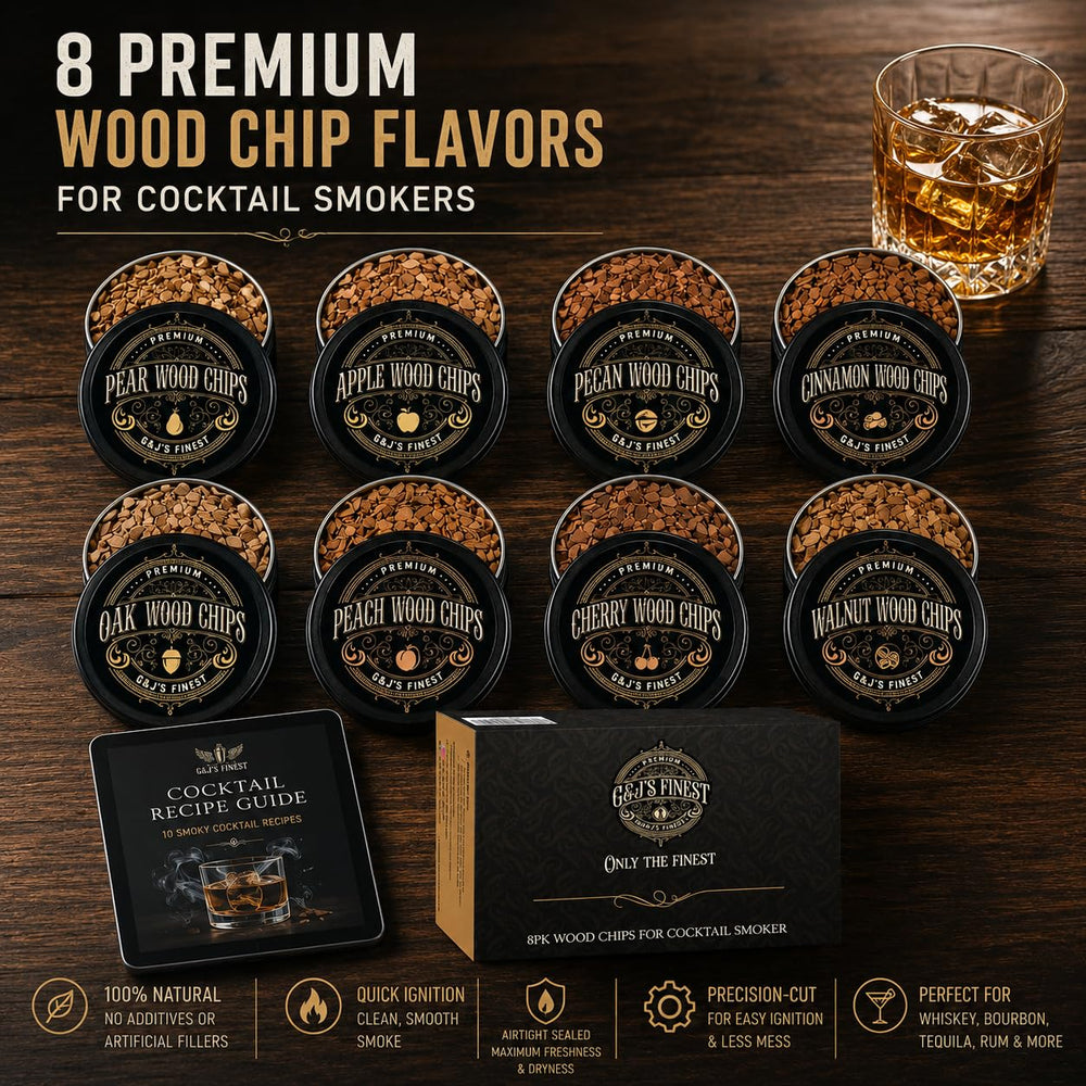 Smoked cocktail using G & J's Finest wood chips