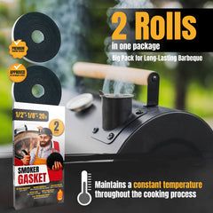 Smoker Chef Grill Gasket roll close-up showing texture