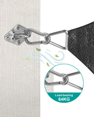 Snap hooks from Morzejar Shade Sail Hardware Kit