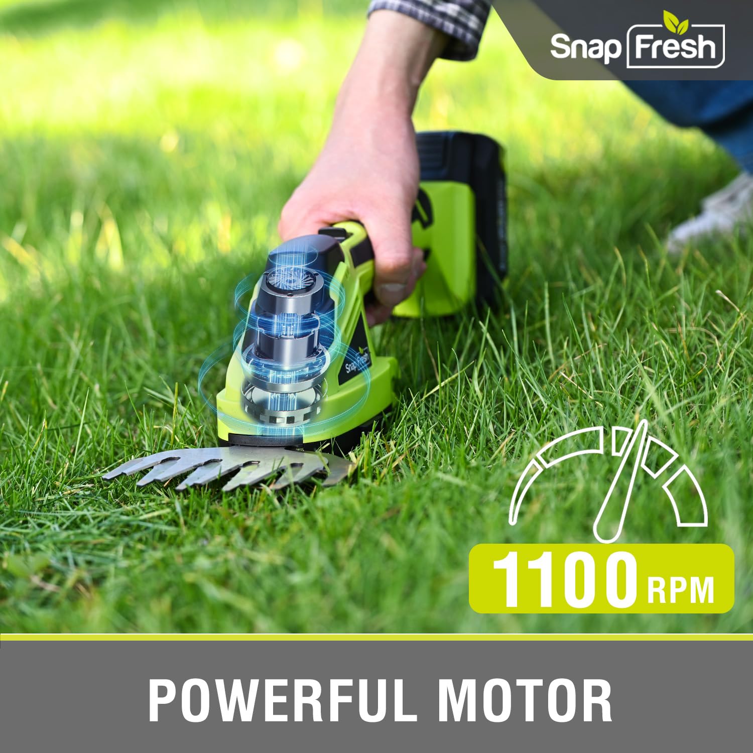 SnapFresh 20V Cordless trimmer packaging front view