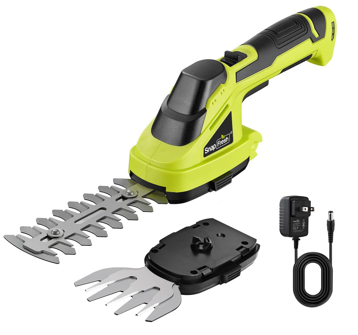 SnapFresh Cordless Grass Shear & Bush Trimmer front view in green