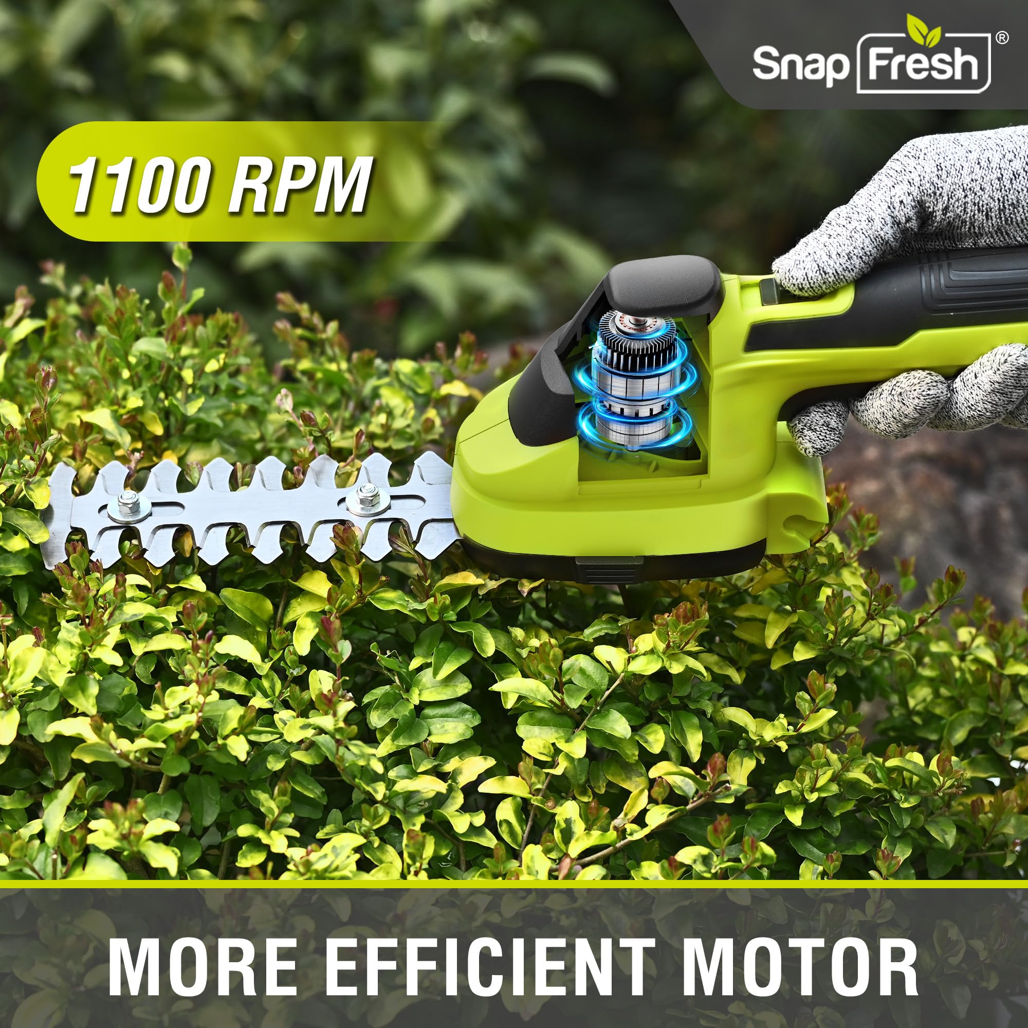 SnapFresh lightweight design with ergonomic handle