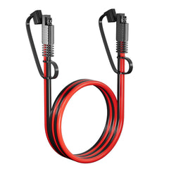 SNLLMZI SAE Extension Cable 12AWG 6.6FT reddish black front view