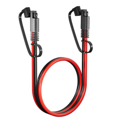 SNLLMZI SAE Extension Cable 12AWG reddish black front view