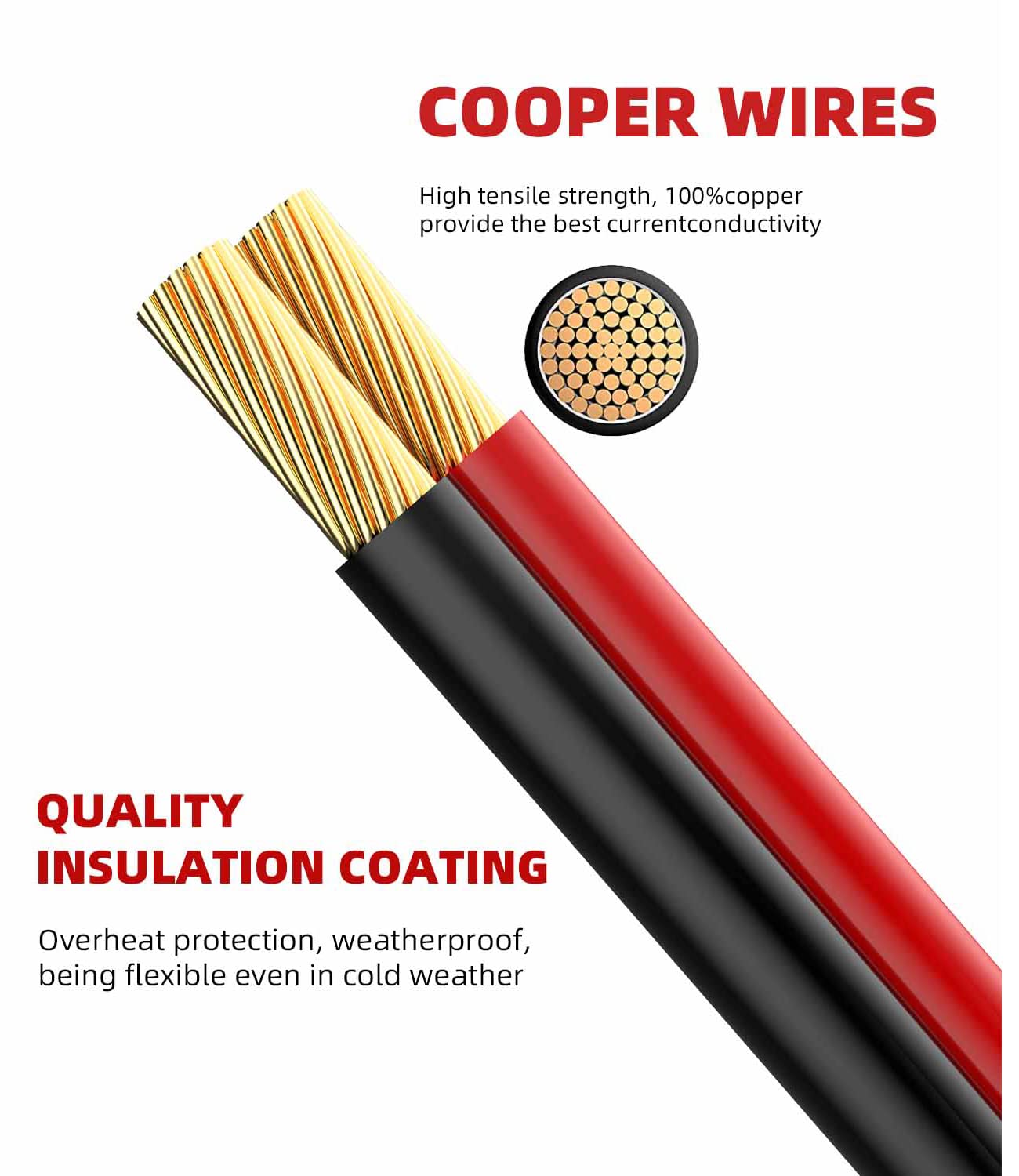 SNLLMZI SAE Extension Cable in outdoor setup