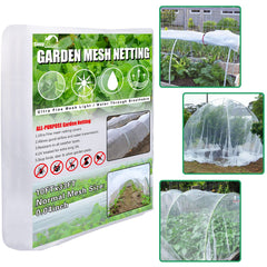 SnugNiture Garden Netting 10x33FT in white, showcasing ultra-fine mesh design