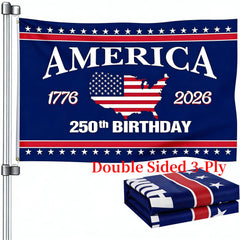 Snungee 250th Anniversary USA Flag front view with vibrant colors