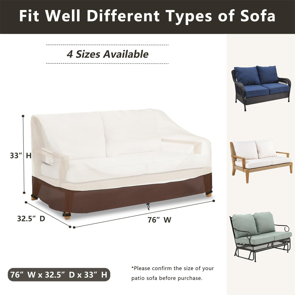 Sobana Couch Cover showing elastic hems and adjustable straps