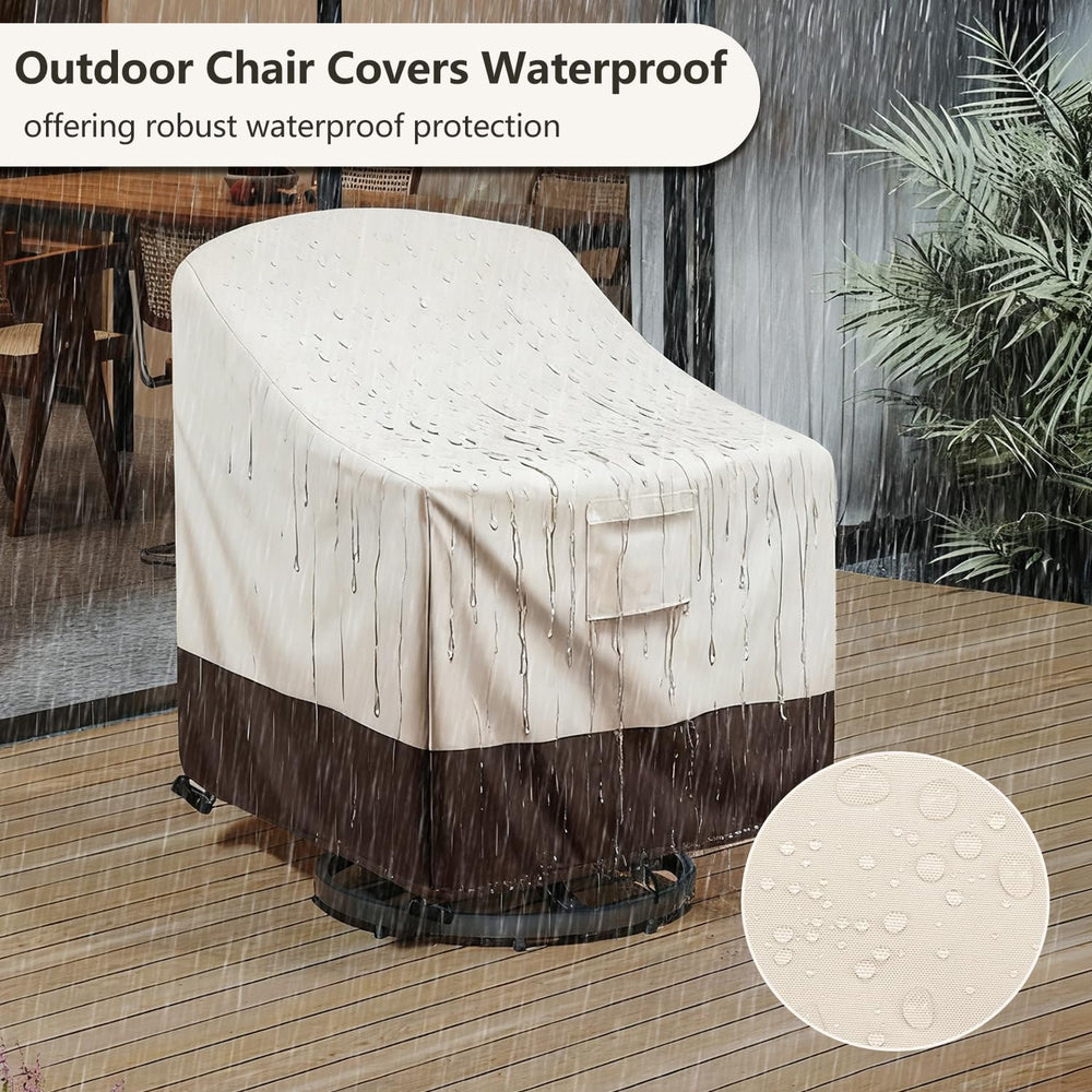 Sobana patio chair cover beige air vents detail