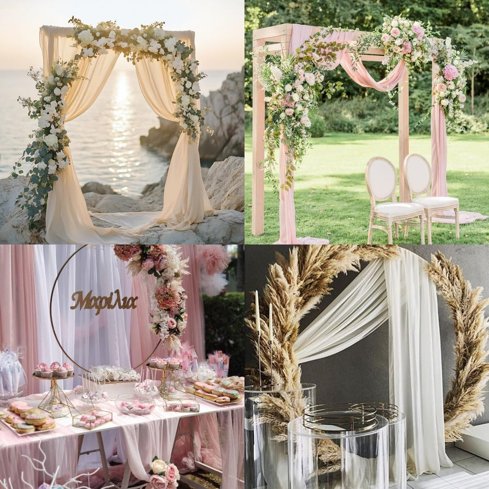 Socomi lilac purple drapes packaged with dimensions visible