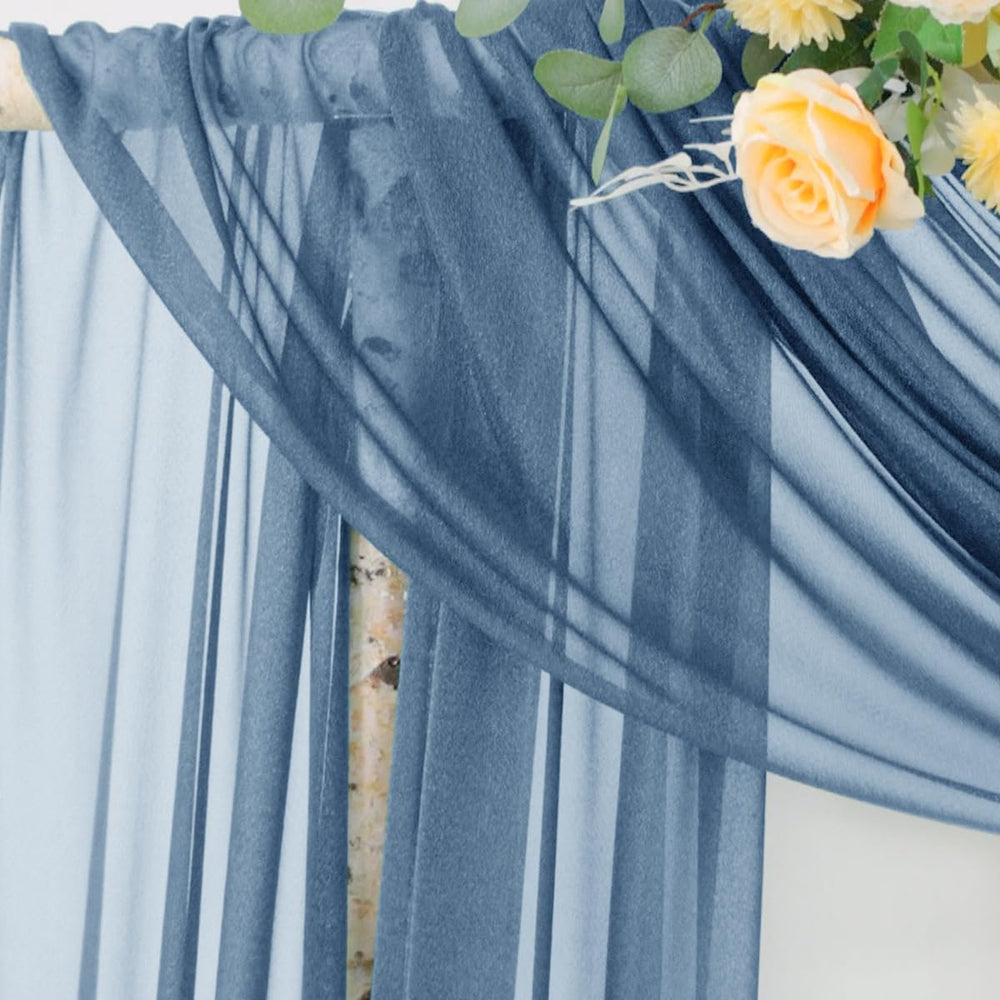 Socomi Wedding Arch Draping Fabric flowing elegantly on an arch