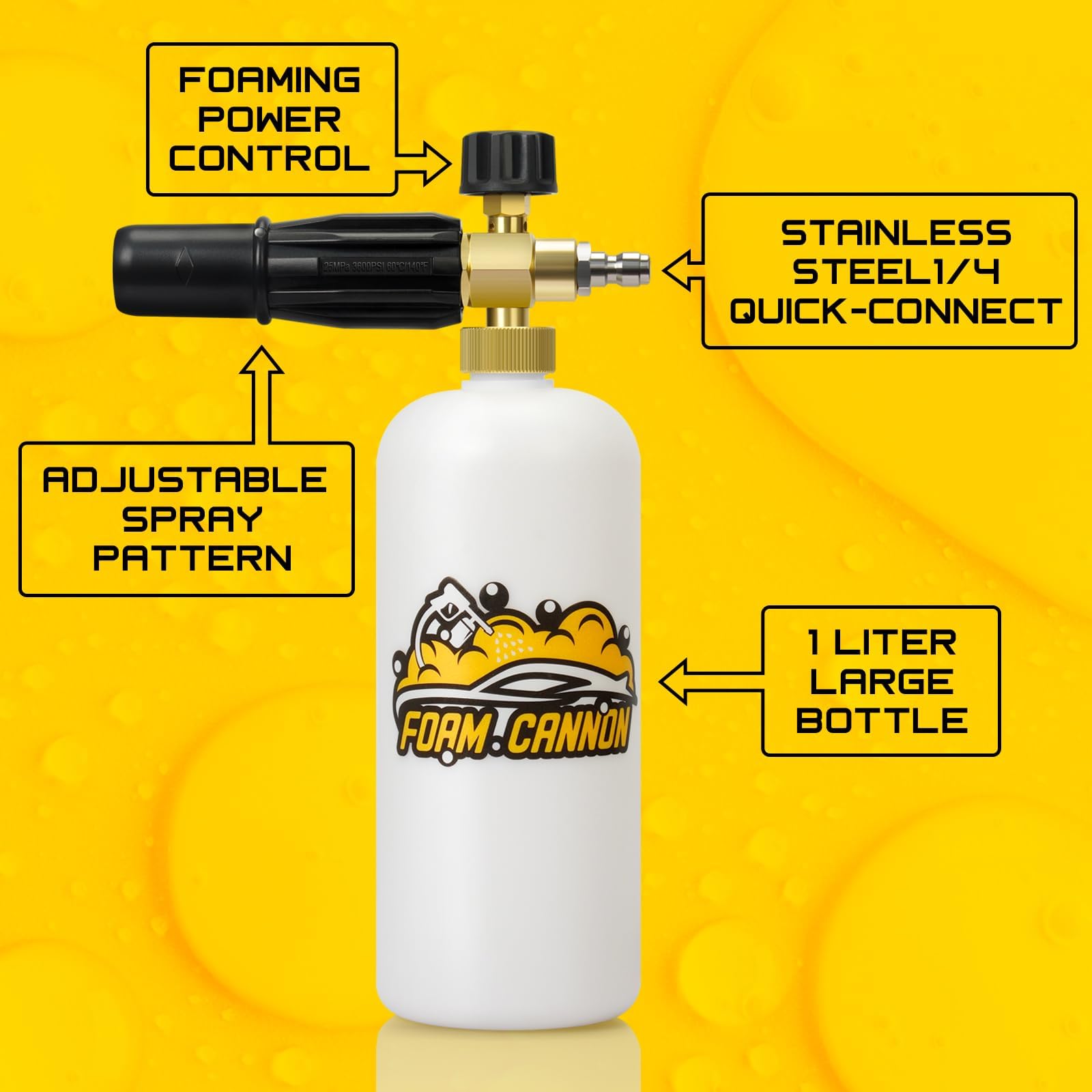 SOFIPE Foam Cannon with M22 adapters and quick-connect fitting