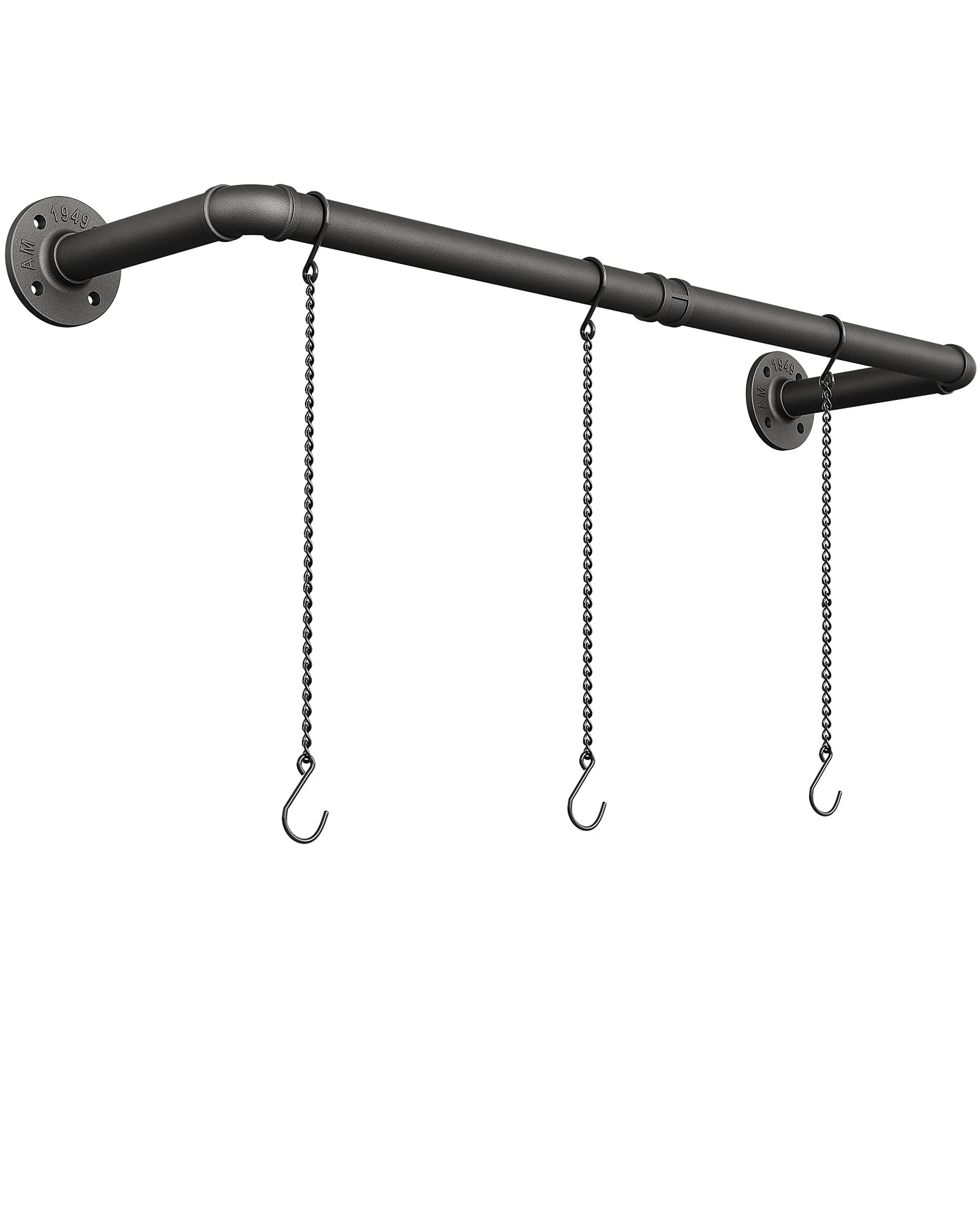 SOFITORG Metal Plant Hanging Rod with decorative plants