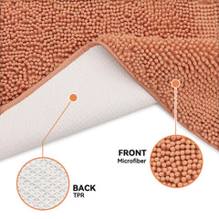 Soft chenille texture of Bcoimo Cat Door Mat