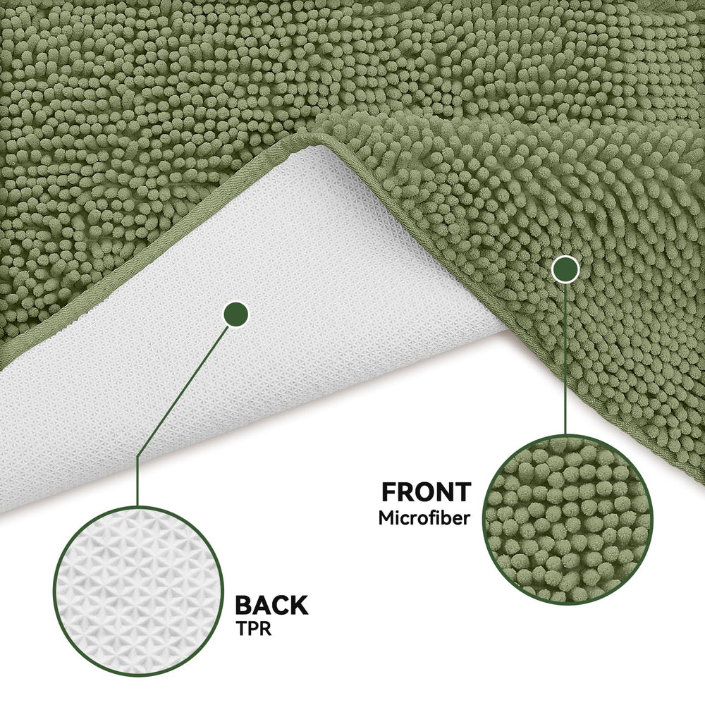 Soft chenille texture of Bcoimo dog mat, close-up view