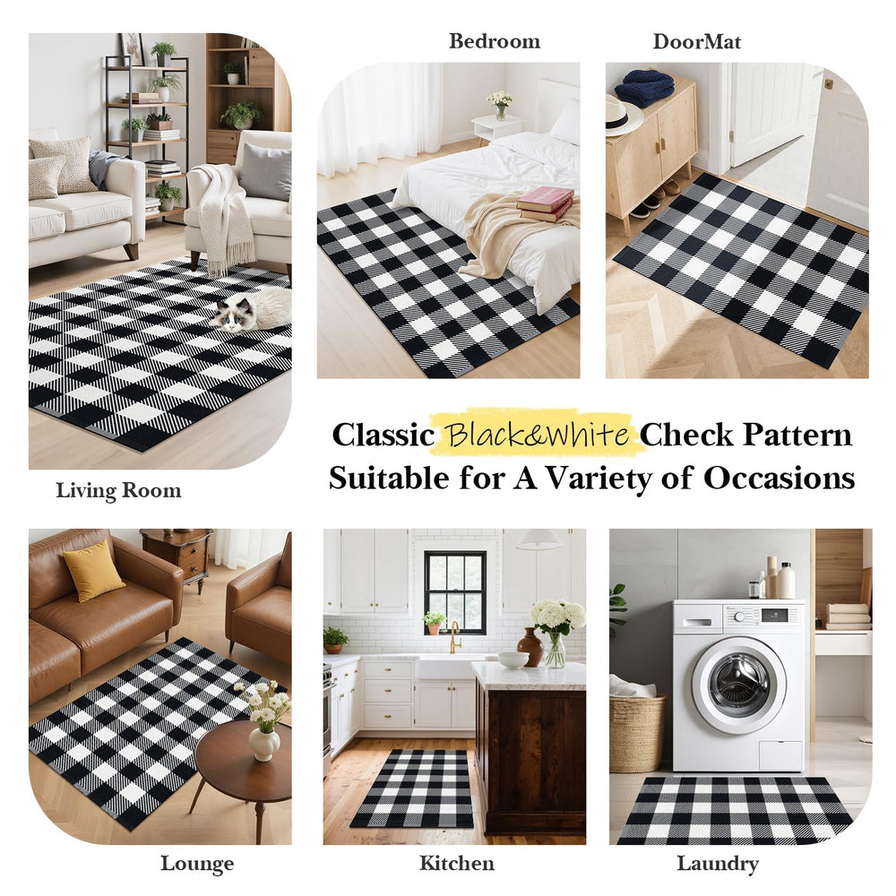 SofterCharm Outdoor Rug with a welcome doormat