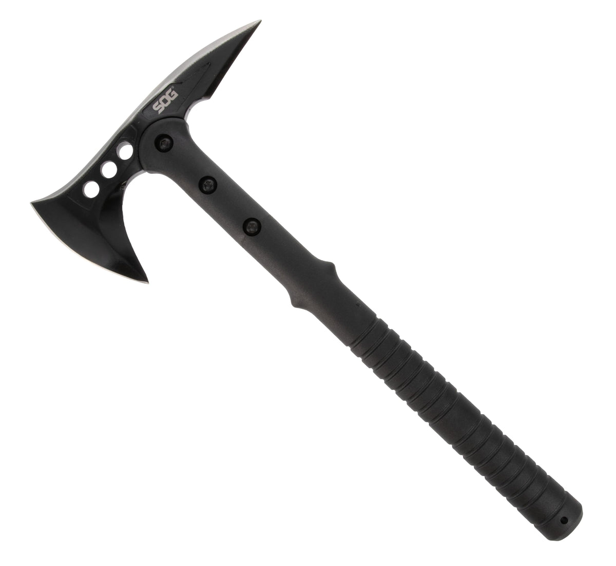 SOG Apocalypse Edge Axe front view with black finish