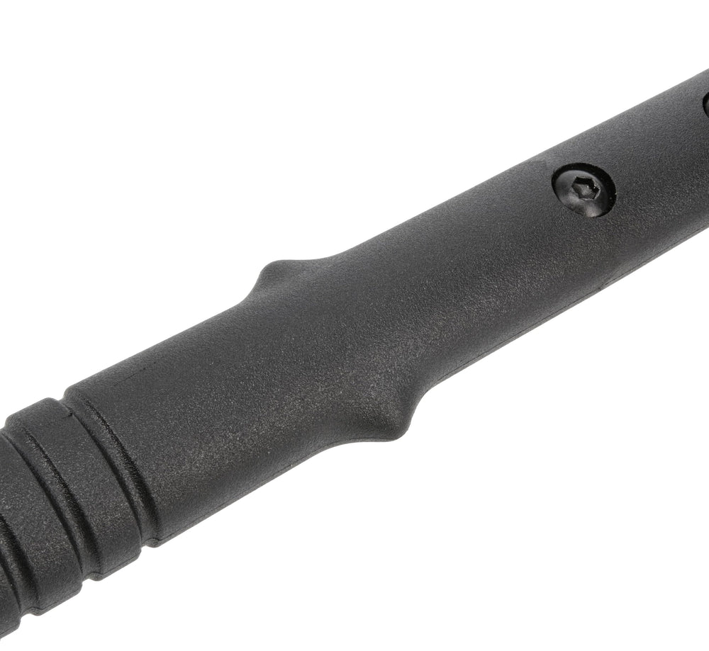 SOG Apocalypse Edge Axe showing the thickness of the blade