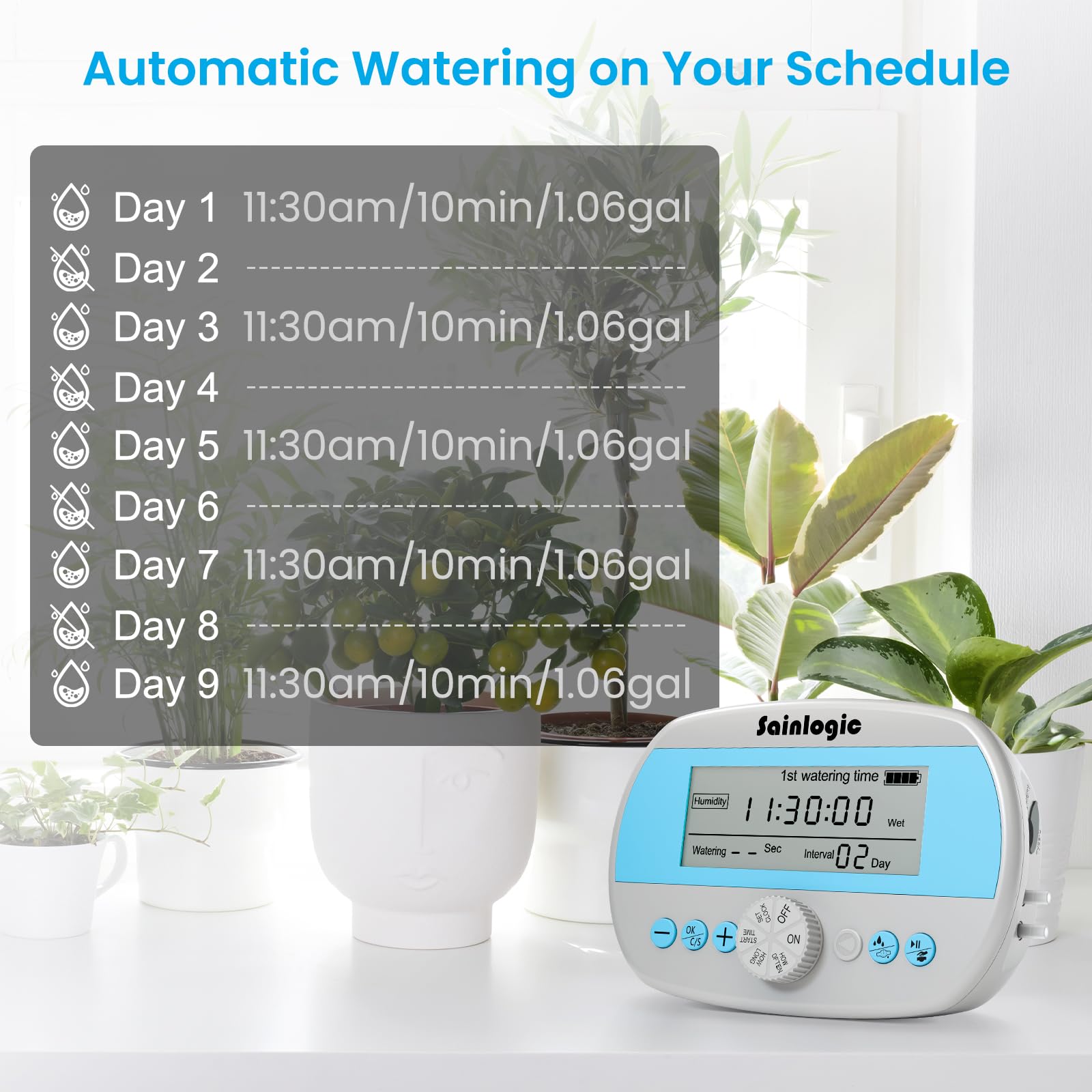 Soil moisture sensor from sainlogic Automatic Plant Waterer kit