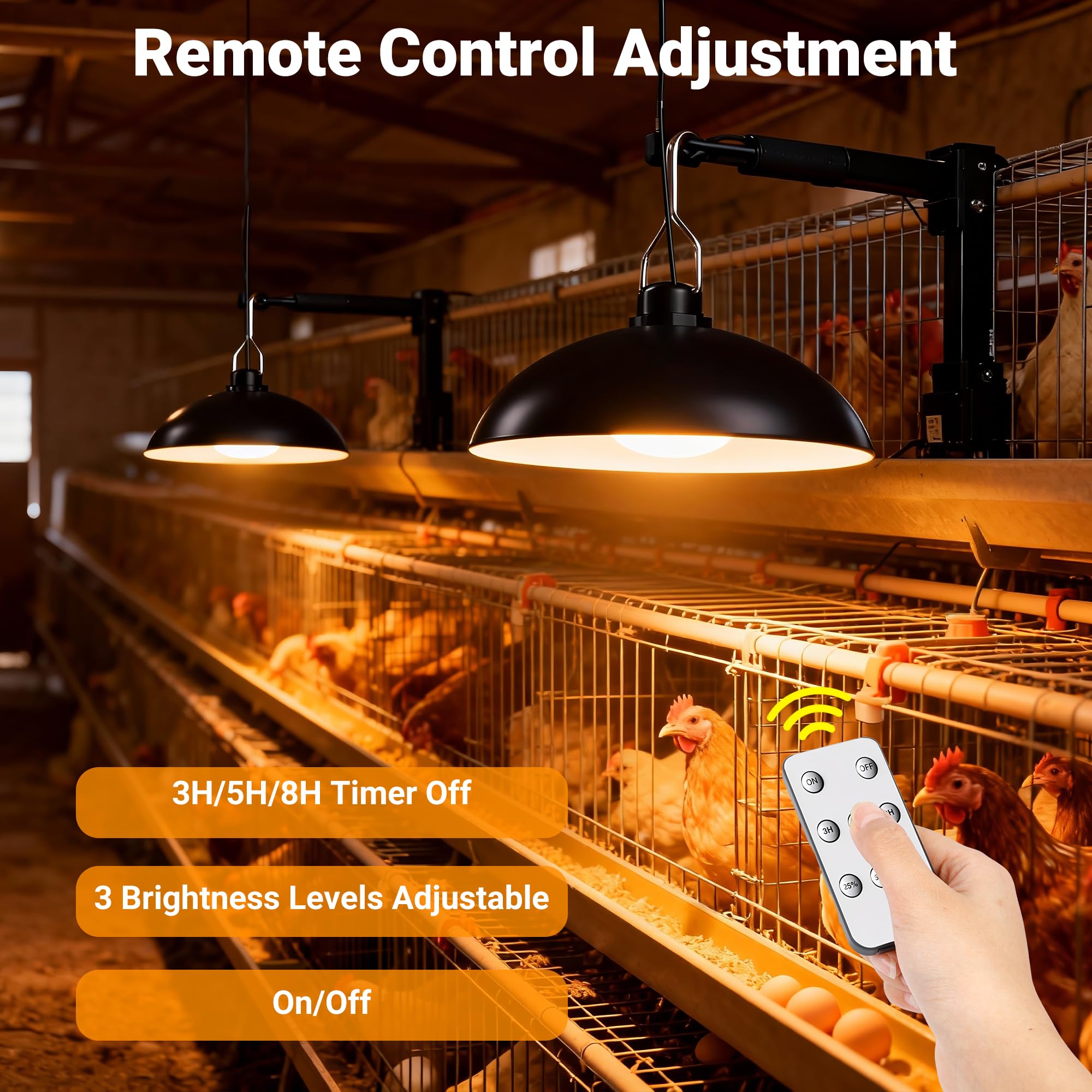 Solar panels of redaica Solar Chicken Coop Light
