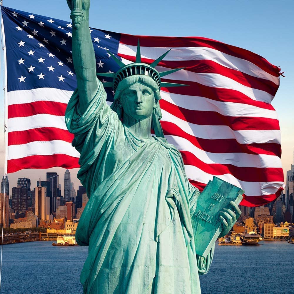 SolarStar American Flag 2x3 FT in packaging