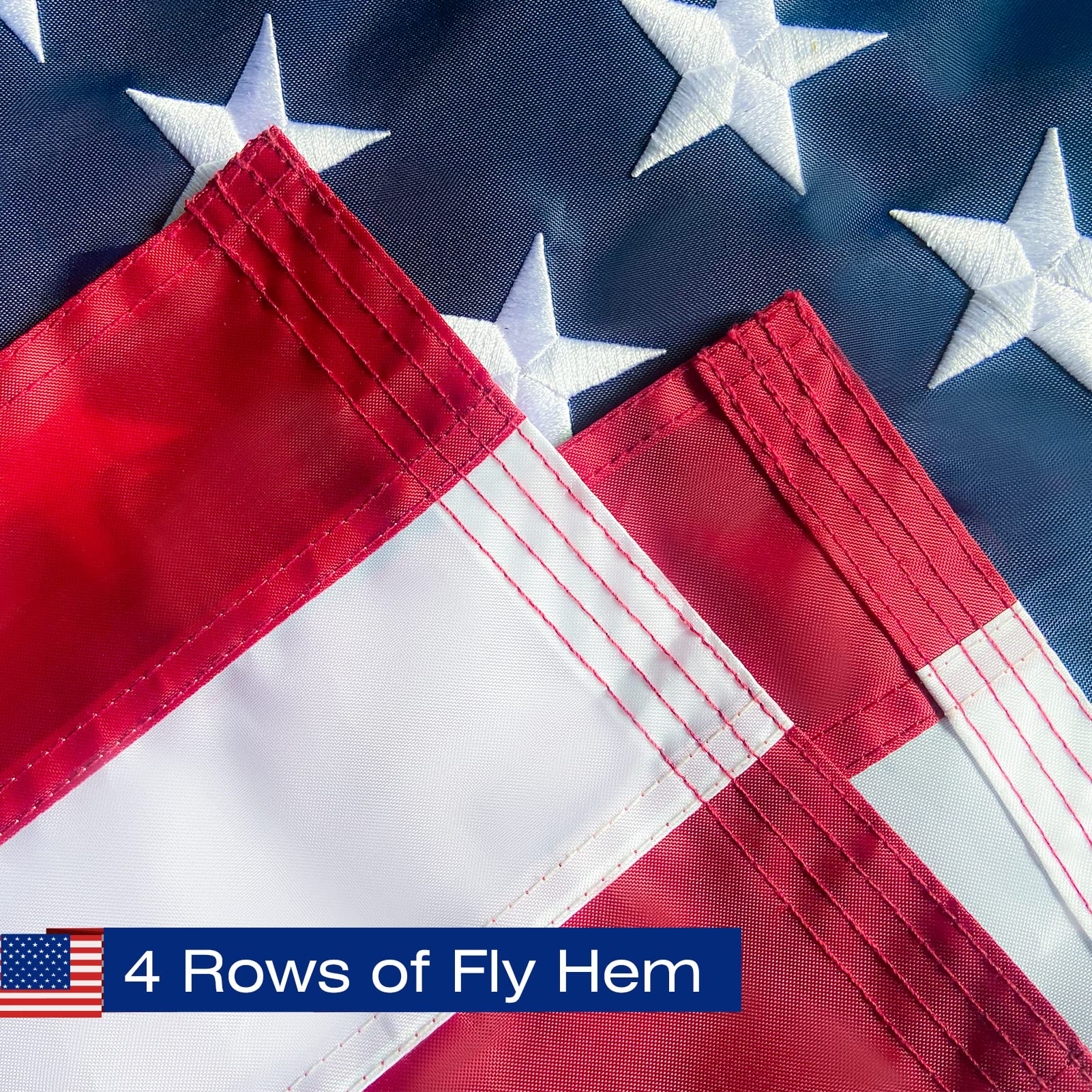 SolarStar American Flag displayed outdoors