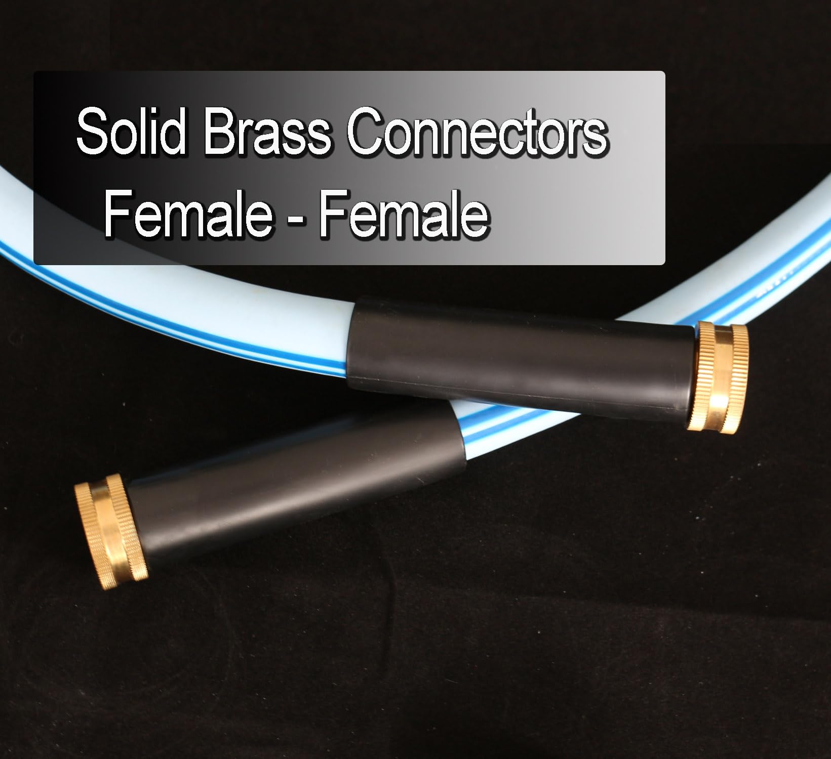 Solid brass connectors of Atlantic 5 ft garden hose