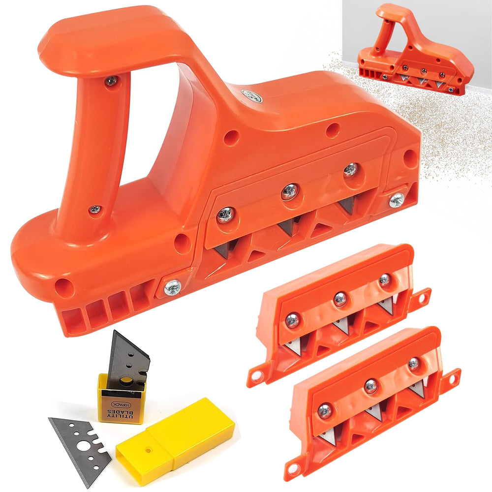 Solis Convene Drywall Cutting Tool in orange with a sharp blade