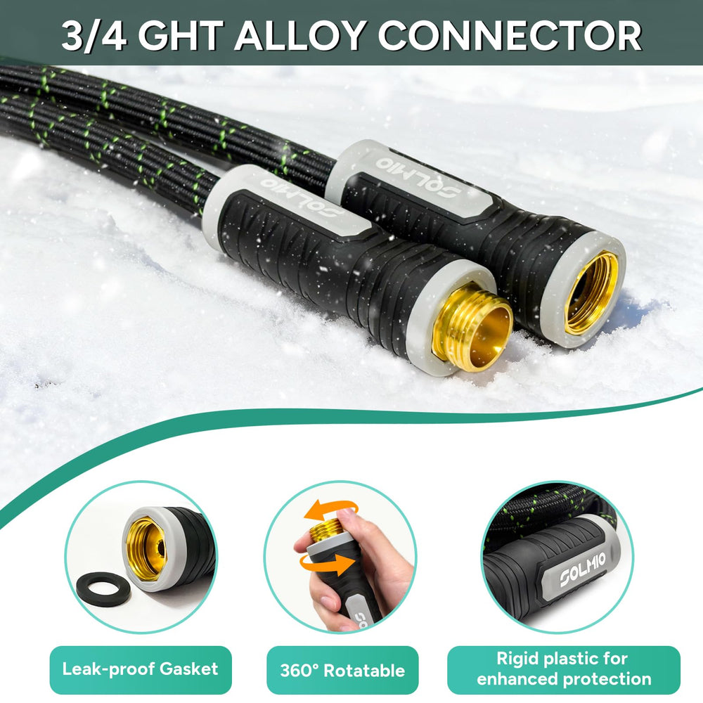 SOLMIO garden hose connectors close-up