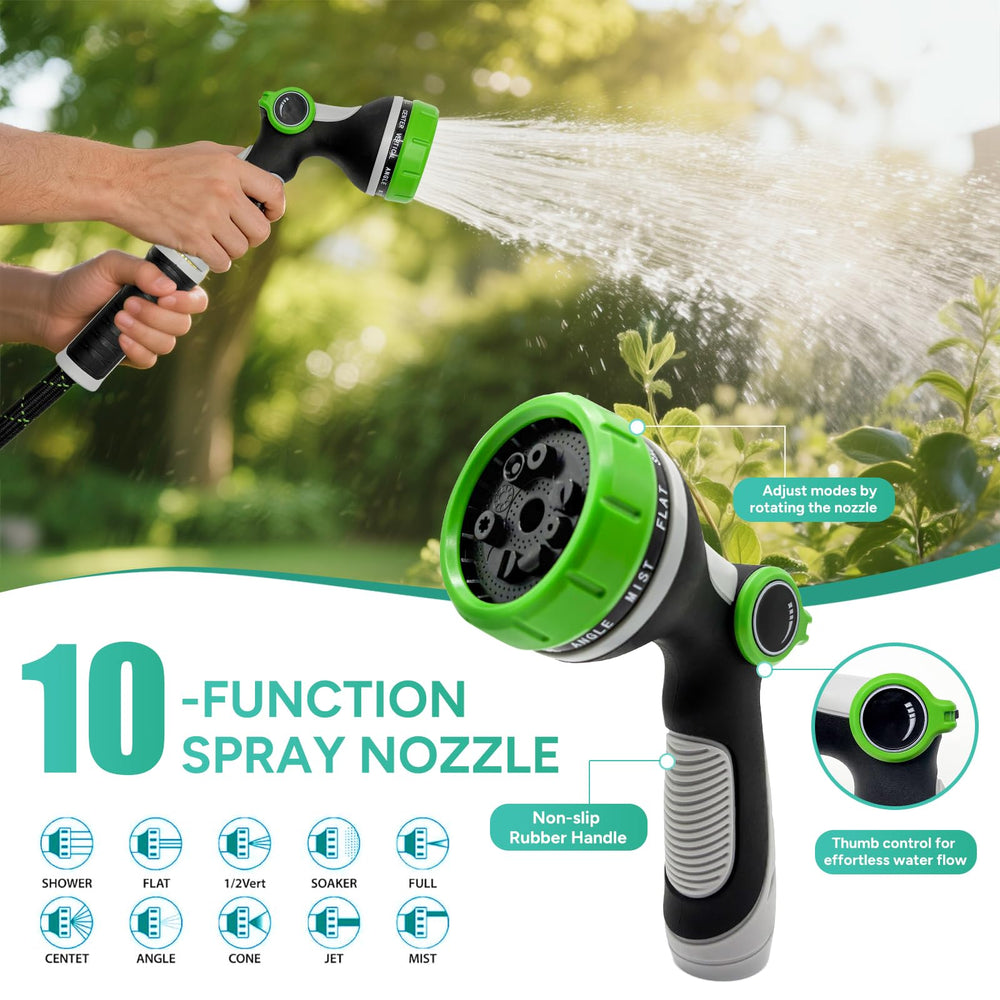SOLMIO garden hose used in a garden setting