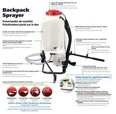 SOLO 425 Backpack Sprayer side view showing padded straps