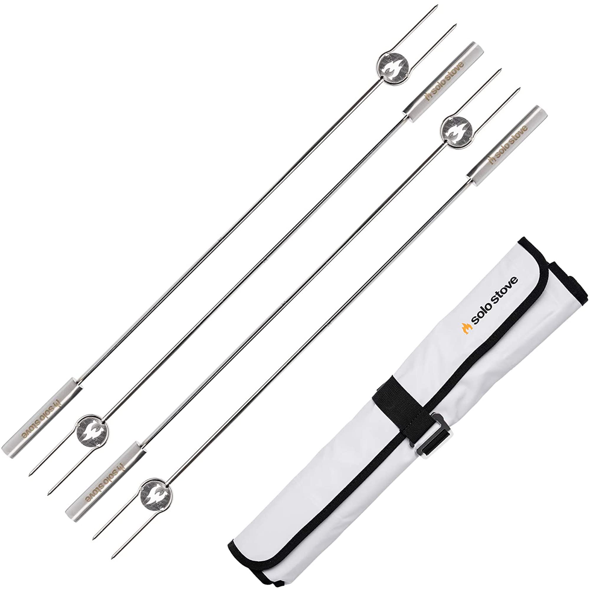 Solo Stove Fire Pit Roasting Sticks set of 4 in carry case