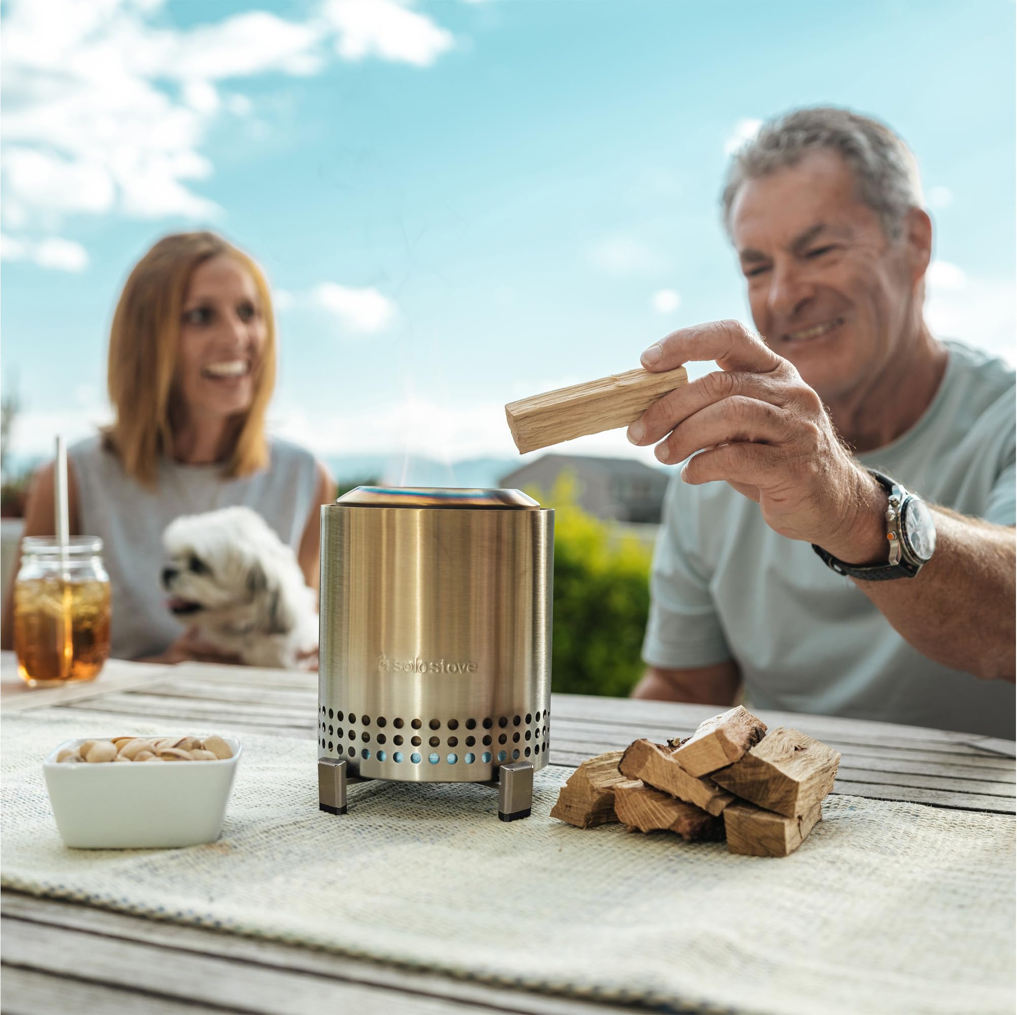 Solo Stove Mesa fire pit dual fuel adapter