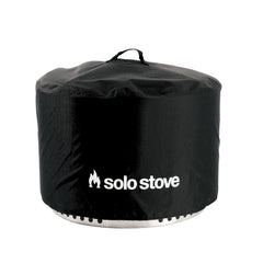 Solo Stove Yukon Shelter black waterproof fire pit cover front view