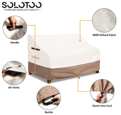 SoloToo Couch Cover with storage bag included